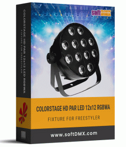 Fixtura COLORSTAGE HD PAR LED 12x10 RGBWA