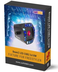 Fixtura BeamZ LED Cub2 2x10W