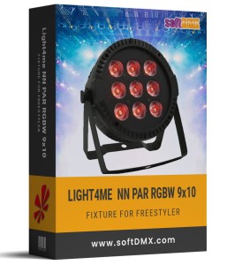 Fixtura Light4me NN PAR RGBW 9x10