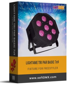 Fixtura LIGHT4ME TRI PAR BASIC 7x9