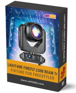 Fixtura LIGHT4ME FIREFLY 230B BEAM 7r
