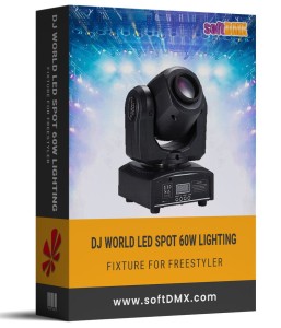 Fixtura DJ WORLD LED SPOT 60W LIGHTING 