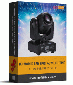 Gotowe Show dla 4szt DJ WORLD LED SPOT 60W LIGHTING na TOWERY