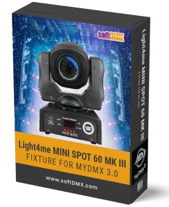 Fixtura Light4me MINI SPOT 60 MK III MyDMX 3.0