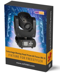 Fixtura Colorstage Moving Head Prism 60 Focus Mk III
