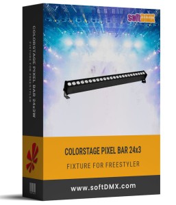 Fixtura Colorstage Pixel Bar 24x3 (PAKIET FIXTUR)