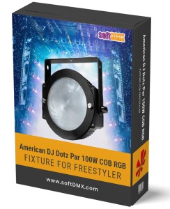 Fixtura American Dj Dotz Par 100W COB RGB