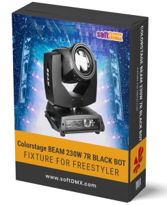 Fixtura COLORSTAGE BEAM 230W 7R BLACK BOT