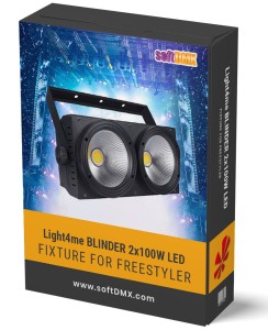 Fixtura LIGHT4ME BLINDER 2x100W LED