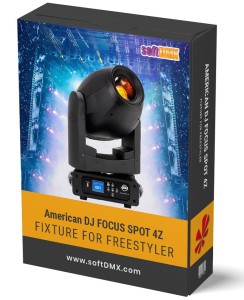 Fixtura American Dj FOCUS SPOT 4Z
