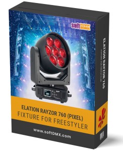 Fixtura Elation RAYZOR 760 (PIXEL)