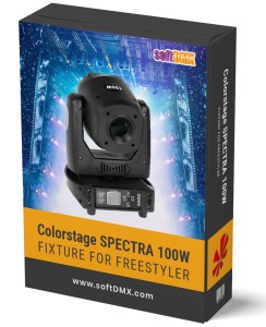 Fixtura Colorstage SPECTRA 100 W (PAKIET FIXTUR)