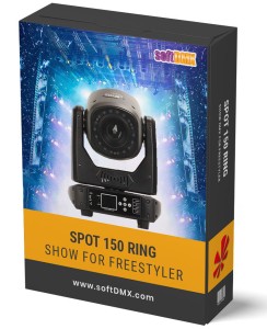 Gotowe Show dla 4x SPOT 150 RING