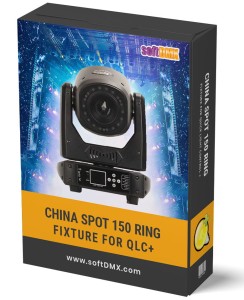 Fixtura QLC+ CHINA SPOT 150 RING