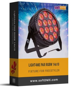 Fixtura Light4me PAR RGBW 14x10