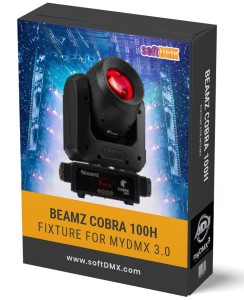 Fixtura BeamZ Cobra 100H MyDMX 3.0 /MyDMX Go!