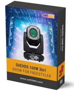Gotowe Show dla 4x SHEHDS 160W 3in1 na TOWERY