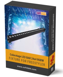 Fixtura Colorstage LED BAR 24x4 RGBW (PAKIET FIXTUR)