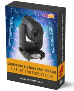 Fixtura Colorstage LED NOVA SPOT 150 RING