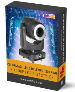 Fixtura Colorstage LED CIRCLE SPOT 200 RING