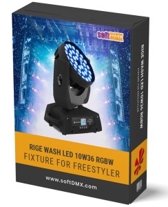 Fixtura Rige Wash LED 10W36 RGBW