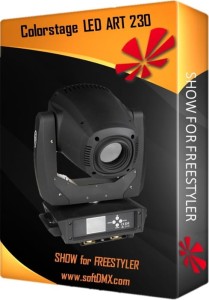 4x Colorstage LED ART 230W 3in1 ZOOM SHOW TOWERY
