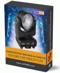 Fixtura COLORSTAGE RETRO ORION WASH 4in1 RGBW COB