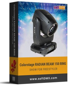 Gotowe Show dla 2x COLORSTAGE RADIAN LED BEAM 150 RING na RAMPĘ