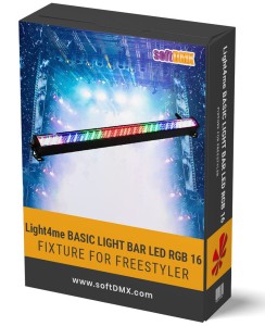 Fixtura Light4me BASIC LIGHT BAR LED 16 RGB (PAKIET FIXTUR FREESTYLER)