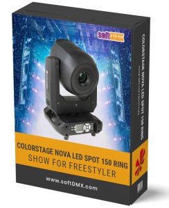 Gotowe Show dla 2x COLORSTAGE NOVA LED 150 RING na TOWERY