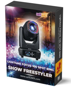 Gotowe Show dla 2x Light4me Focus 100 SPOT RING (na TOWERY)