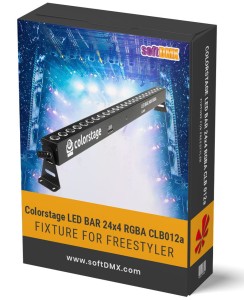 Fixtura Colorstage LED BAR 24x4W RGBA CLB012A