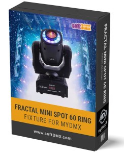Fixtura FRACTAL MINI SPOT 60 RING MyDMX / MyDMX Go!