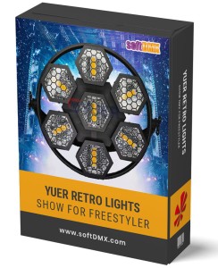 Gotowe Show dla 2x YUER RETRO LIGHTS