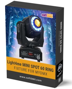 Fixtura Light4me MINI SPOT 60 RING MyDMX / MyDMX Go!