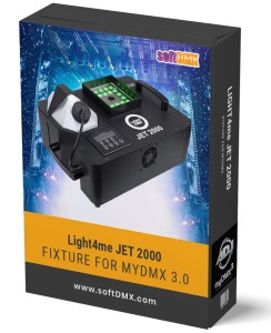Fixtura Light4me JET 2000 MyDMX / MyDMX Go! WOLFMIX 