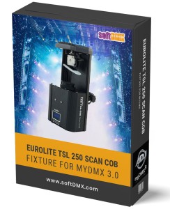 Fixtura EUROLITE TSL 250 MyDMX / MyDMX Go! WOLFMIX 