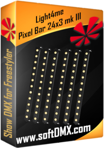 6x Light4me Pixel Bar 24x3 MK III GOTOWE SHOW 