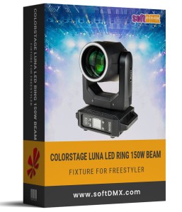Fixtura Colorstage LUNA LED RING 150W BEAM