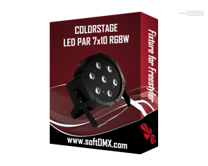 Fixtura Colorstage LED PAR 7x10 RGBW