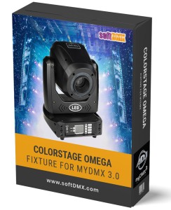 Fixtura COLORSTAGE OMEGA LED SPOT 100 MyDMX / MyDMX Go! / WOLFMIX