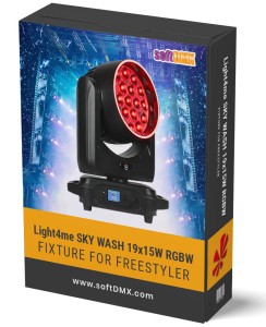 Fixtura Light4me SKY WASH 19x15W RGBW