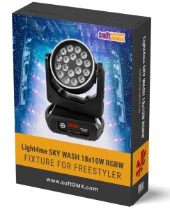 Fixtura Light4me SKY WASH 18x10W RGBW
