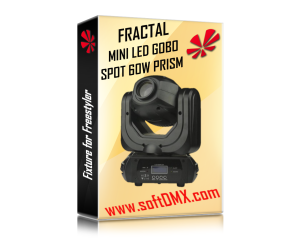 Fixtura Fractal MINI LED GOBO 60 PRISM