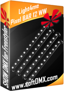 4x Light4me Pixel 12WW GOTOWE SHOW