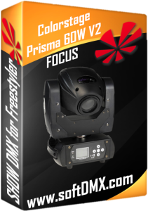 4x COLORSTAGE PRISMA 60W v2 FOCUS Gotowe Show wersja MAX na TOWERY