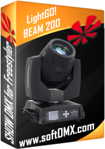 Gotowe Show dla  4x Light GO! BEAM 200 ver: NA RAMPĘ