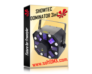 Fixtura Showtec DOMINATOR 3in1