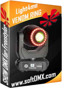 GOTOWE SHOW dla 2x Light4me Venom SPOT RING / VENOM SPOT RING 200 na RAMPĘ
