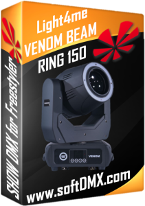 GOTOWE SHOW dla 2x Light4me Venom BEAM RING na TOWERY